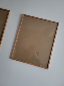 Wooden frame 40 x 50 Oak wood/glass.  sostrene grene