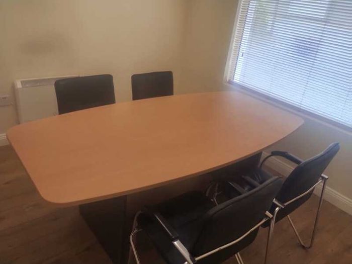 Executive Boardroom Table and 4 chairs