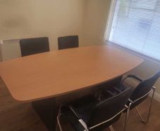 Executive Boardroom Table and 4 chairs