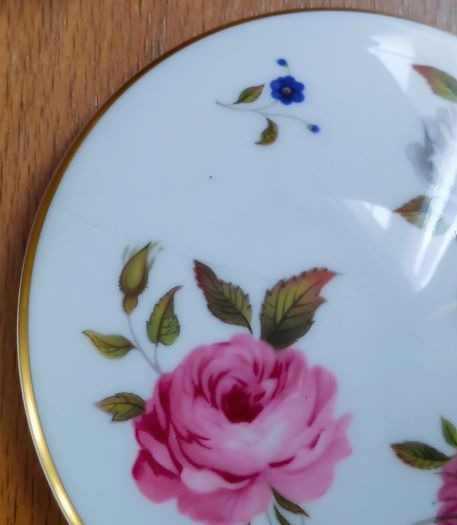 Selection of different bone china tea pot & trinket box lids