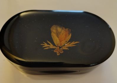 Vintage Small Box with Mirror Inside