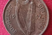 Ireland 1937 Farthing Coin
