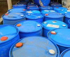 Blue barrells 200 litre drums (x40)