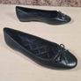 Womens Michael Kors Nori Flat Black Leather Ballet Pumps Slip On Shoes Size Uk 8 Eu 40-41 Brand New In Box Image 6