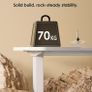 Standing Desk, 140cm U Shaped Height Adjustable Desk with 3 Memory Smart Panels Image 5
