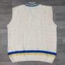 Lacoste Cable Knit Cricket Tennis Heavyweight Sleeveless Jumper Vest Mens XXL Image 7