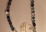 Amethyst, Fluorite quartz necklace