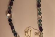 Amethyst, Fluorite quartz necklace