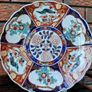 Vintage Pair of Imari Decorative Wall Plates Image 3