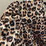 Leopard Peplum Tie Front Top Size 12! Image 3