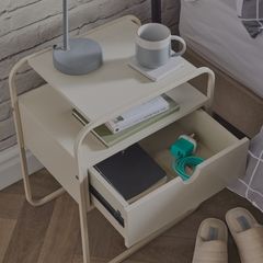 metal night stand