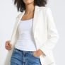 Ladies Cream Blazer Size 14 Image 6