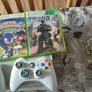 Xbox 360 60g With 2 Controls 4 Game's Gears Of War 1,2 And 3 Plus Sega Superstars All Cables With It Image 5