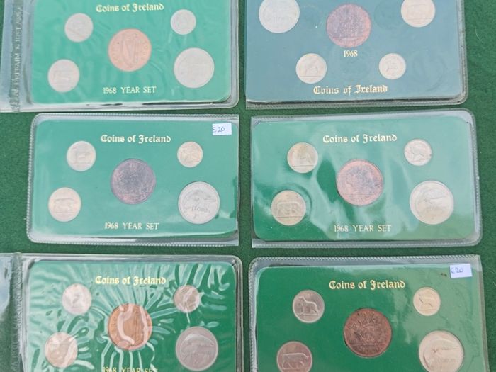 1968 UNC Predecimal Coin Set