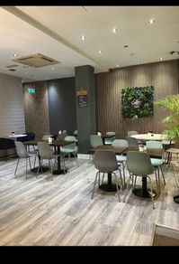 Restaurant table and chairs