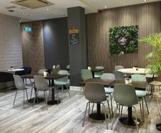Restaurant table and chairs