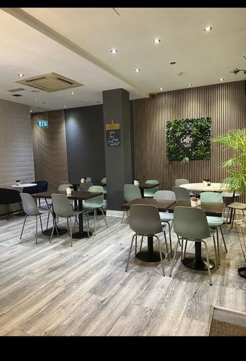 Restaurant table and chairs
