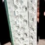Tall Mirrored pedestal stand Image 2