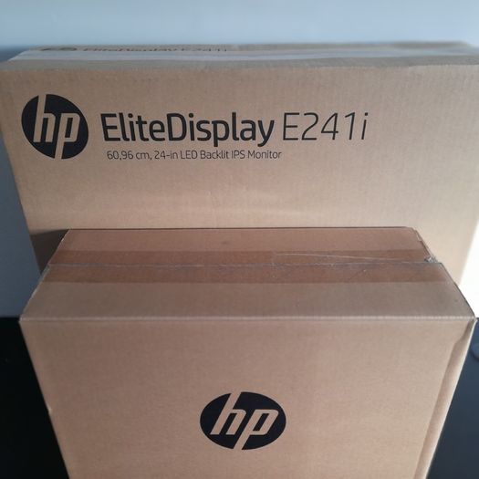 HP Slim Desktop S01-aF1015na PC and HP Elite Display 241i 24 Inch LED Backlit IPS Monitor (Both Brand New & Unopened)