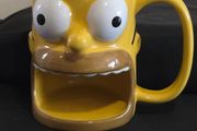 Universal Studios Homer Simpson Donut Holder Mug