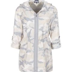 Tommy Hilfiger Cream and Grey Camo Windbreaker Jacket