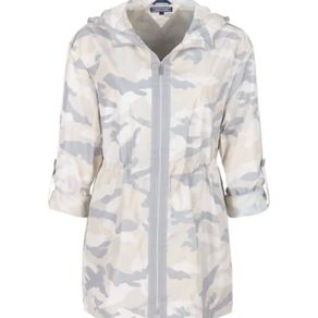 Tommy Hilfiger Cream and Grey Camo Windbreaker Jacket