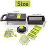 Vegetable Cutter Multifunctional Slicer Fruit Potato Peeler Carrot Grater Image 6