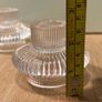 Glass Candle Holders (Pair) Image 6