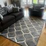 Grey and white rug Image 3