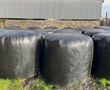 Round bales silage and hay