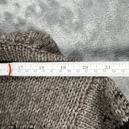Armani Jeans Womens Roll Neck Jumper Sweater - Size 44 L - Grey - Mohair Blend