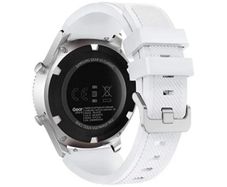 White Band Strap For 22mm Samsung Galaxy Watch 3 45mm 46mm Gear S3 Frontier