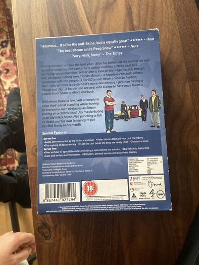 Inbetweeners series 1 & 2 dvd box set