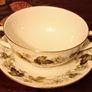 Royal Doulton Larchmont 7 x Two Handed Soup Bowl and Saucer Image 7