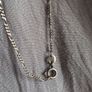 Ethnic solid silver pendant and chain Image 4