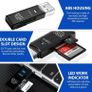 USB 3.0 Card Reader, SD Card Reader External Memory Card Adapter High-speed SD Card Reader 2-in-1 Supports SD/TF/SDHC/SDXC/MMC, Compatible with Windows,OS Image 4