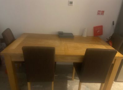 table and chairs