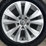 Genuine Volkswagen 16" Alloys & Tyres - Like New, Dunlop Tyres Image 4