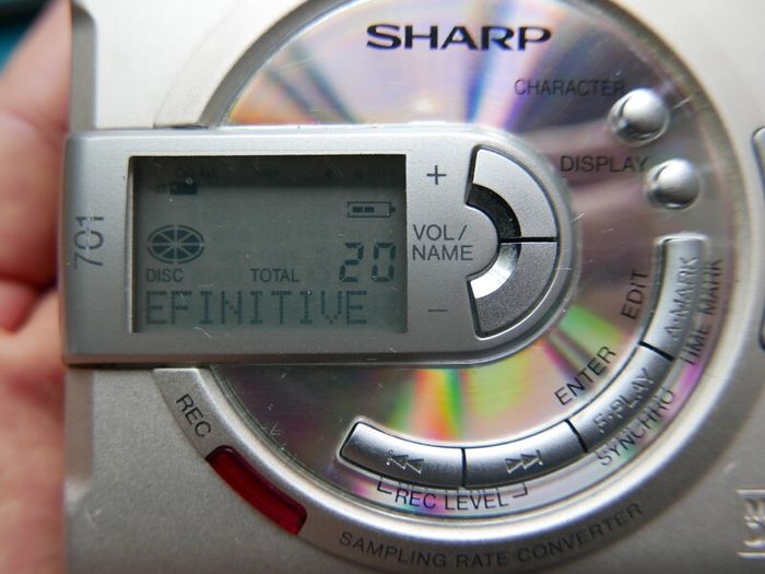 Sharp Minidisc Recorder Player Md Ms701h  Works Well.