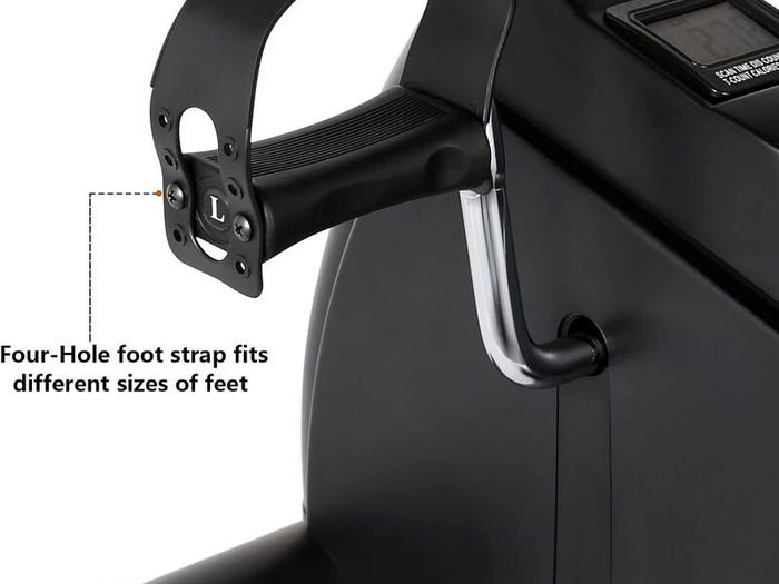 Mini Exercise Bike Pedal Sit Down Under Desk Bike, Pedal Exerciser Non-Slip Mat