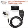 VAG K+CAN Commander 1.4 Green PCB PIC18F25K80 FTDI FT232RL Chip VAG K+CAN 1.4 Auto Car Diagnostic Scanner Cable Tools Image 3