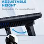 Cooling Pad 12"-17" Laptop air Cooler with 3 Ultra Quiet Fans, Ergonomic Comfort Notebook Cooler with 2 USB Ports, HV-F2056, Black & Blue Image 5