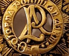 Vintage Irish Military Police Cap Badge 1930s 1940s Emergency Era Brass