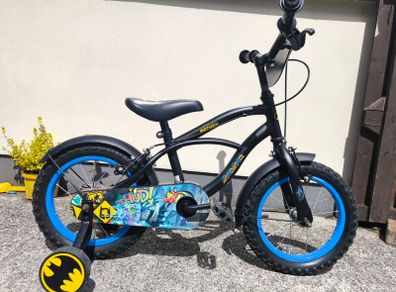 14" Batman Bike with Stabilisers