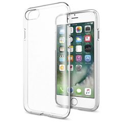 Clear Silicone Case For iPhone SE 2022, SE 2020, Clear TPU Back Cover