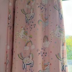 Unicorn curtains and ceiling shade
