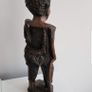 African Tall Wooden Statue Image 4