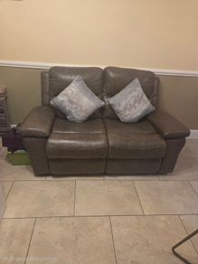 Two Seater Leather Recliner