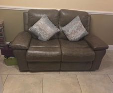 Two Seater Leather Recliner