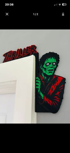 Michael Jackson door corner "thriller"